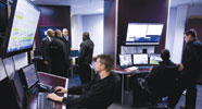 Inside the control room for Epping Industrial Estate